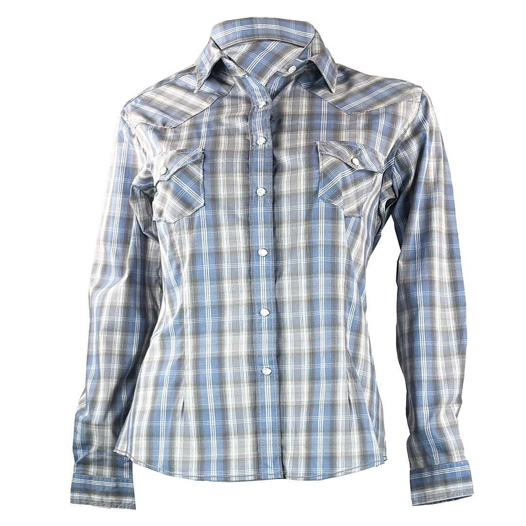 Rough Stock Women's Plaid Button-Down Shirt