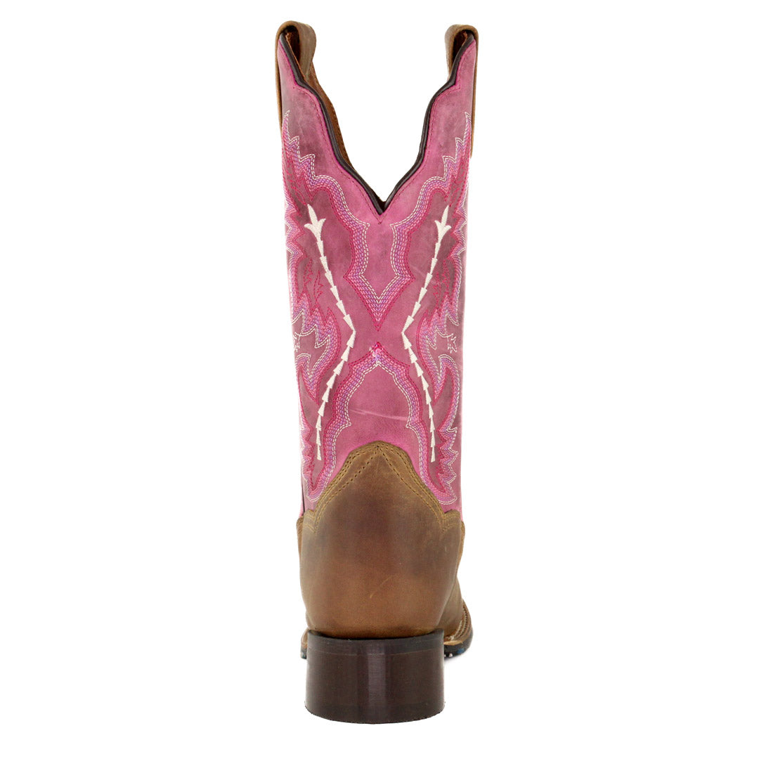 Dan Post Women's Scallop Leather Cowgirl Boots