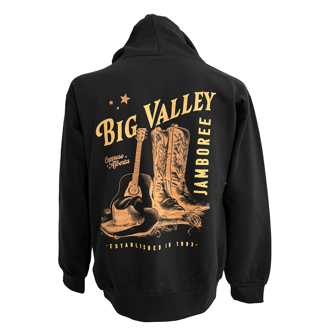 Big Valley Jamboree Unisex Sign Graphic Hoodie