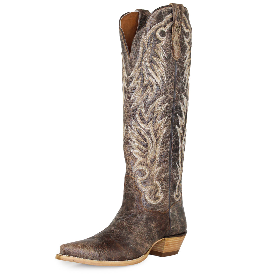 Dan Post Women's Rustic Leather Tall Boots | Lammle's – Lammle's ...