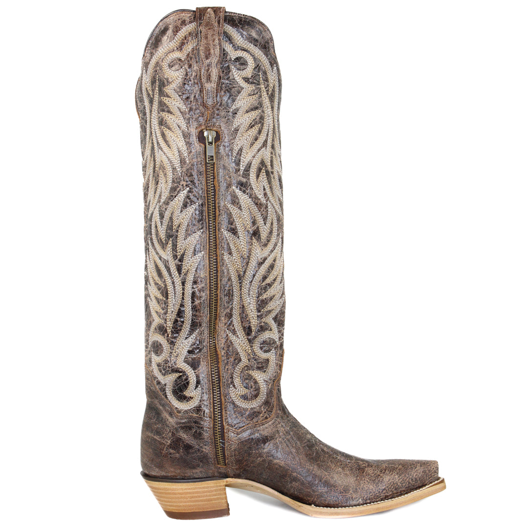 Dan Post Women's Rustic Leather Tall Boots