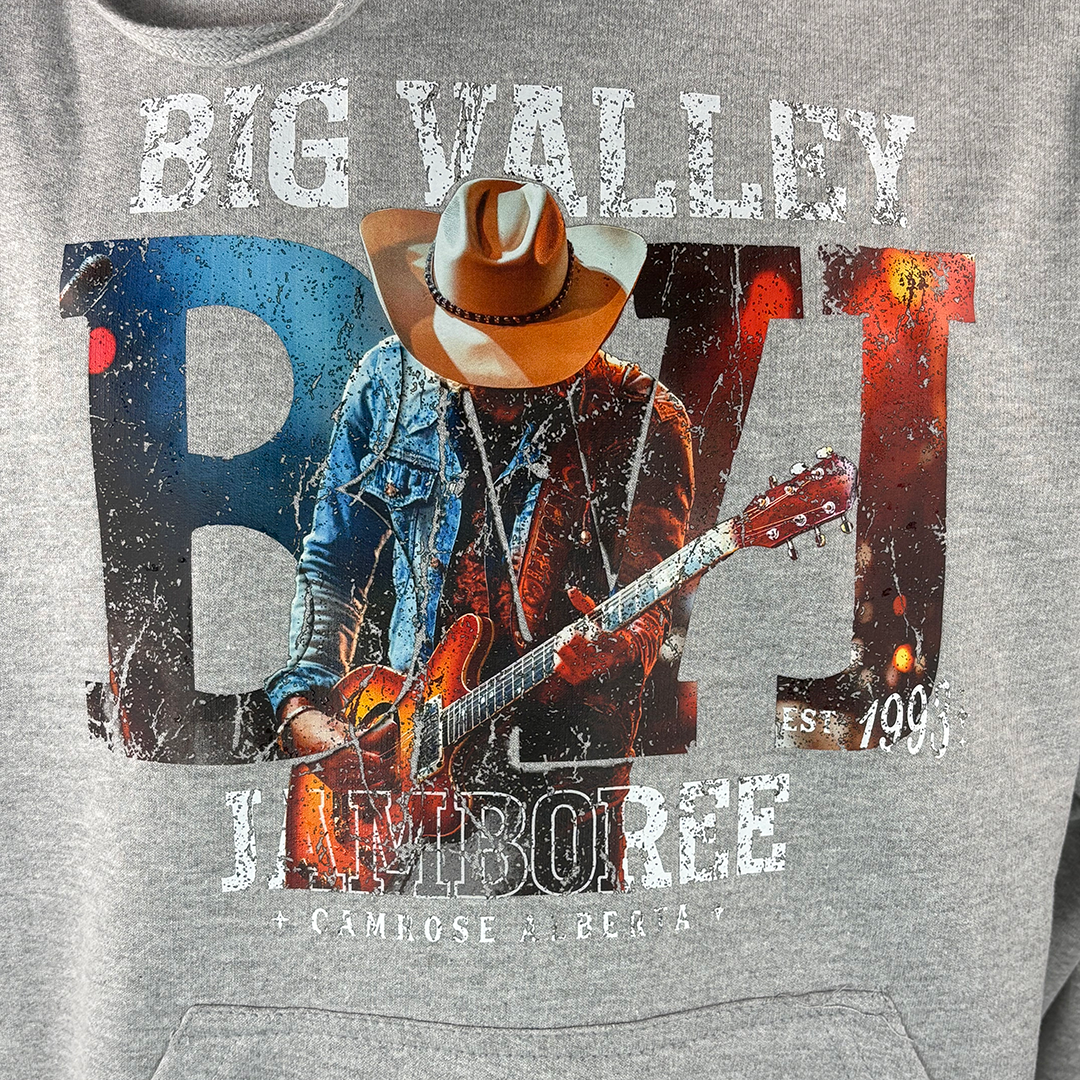 Big Valley Jamboree Unisex Sign Graphic Hoodie