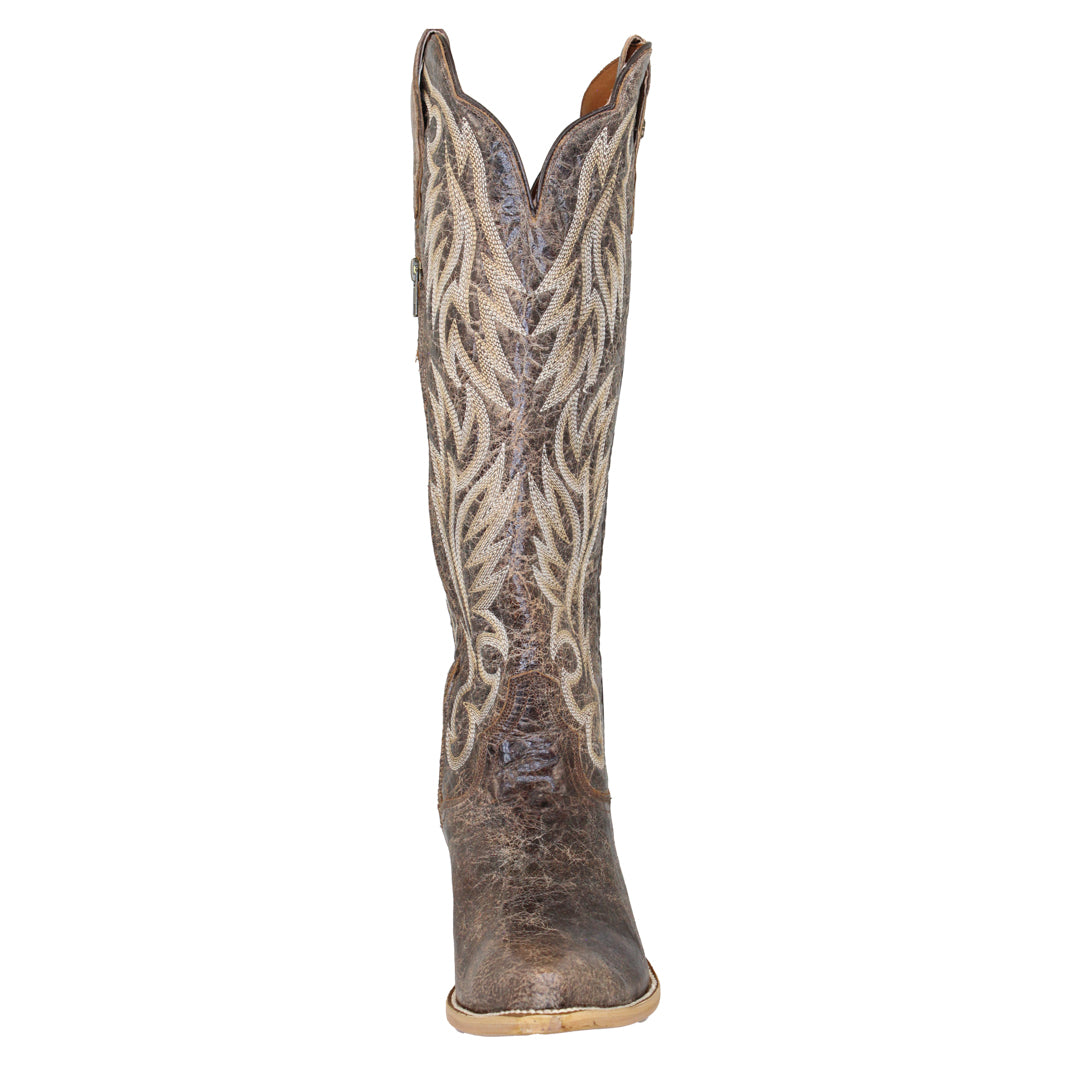 Dan Post Women's Rustic Leather Tall Boots
