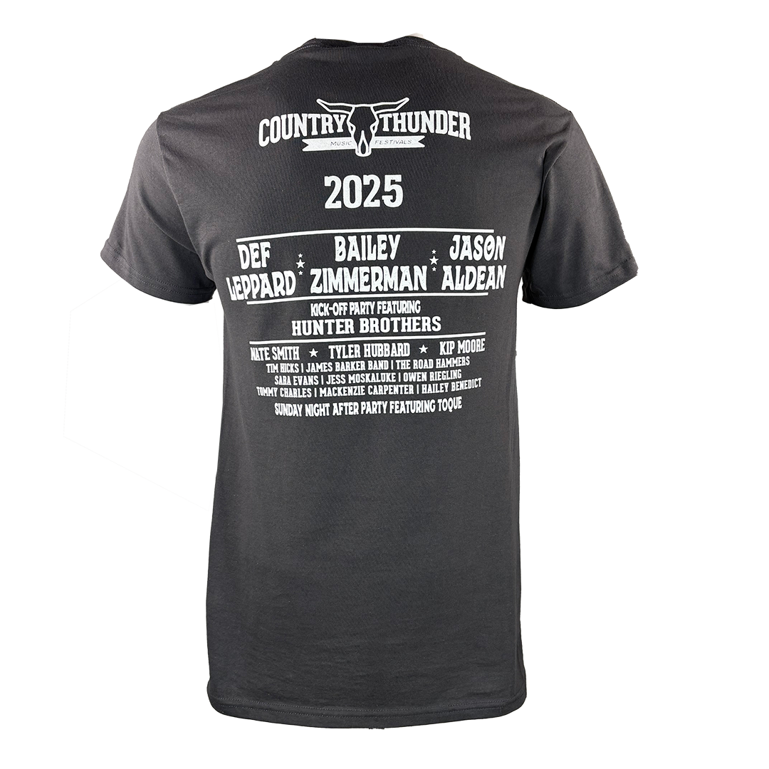 Country Thunder Unisex Saskatchewan Tour 2025 T-Shirt