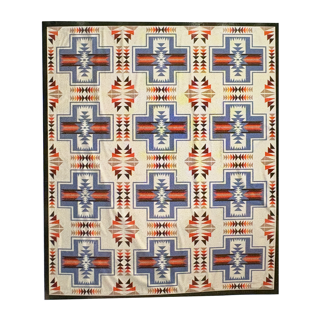 Nativo Aztec Flannel Throw Blanket
