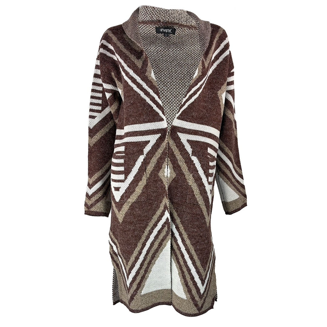 Papa Fashions Women's Knit Duster Long Cardigan