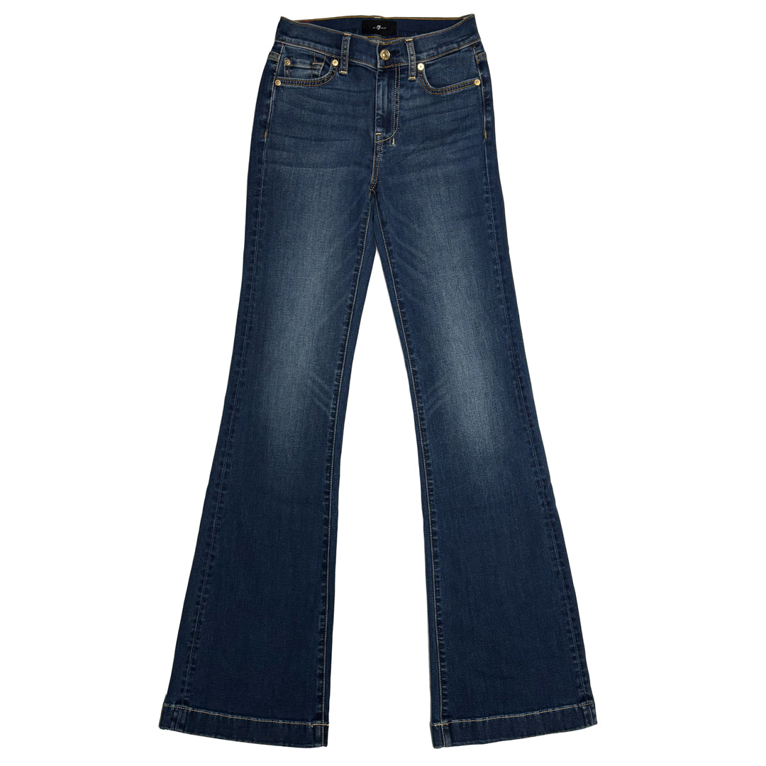 7 For All Mankind Women's Dojo Trouser Med Wide-leg Jeans