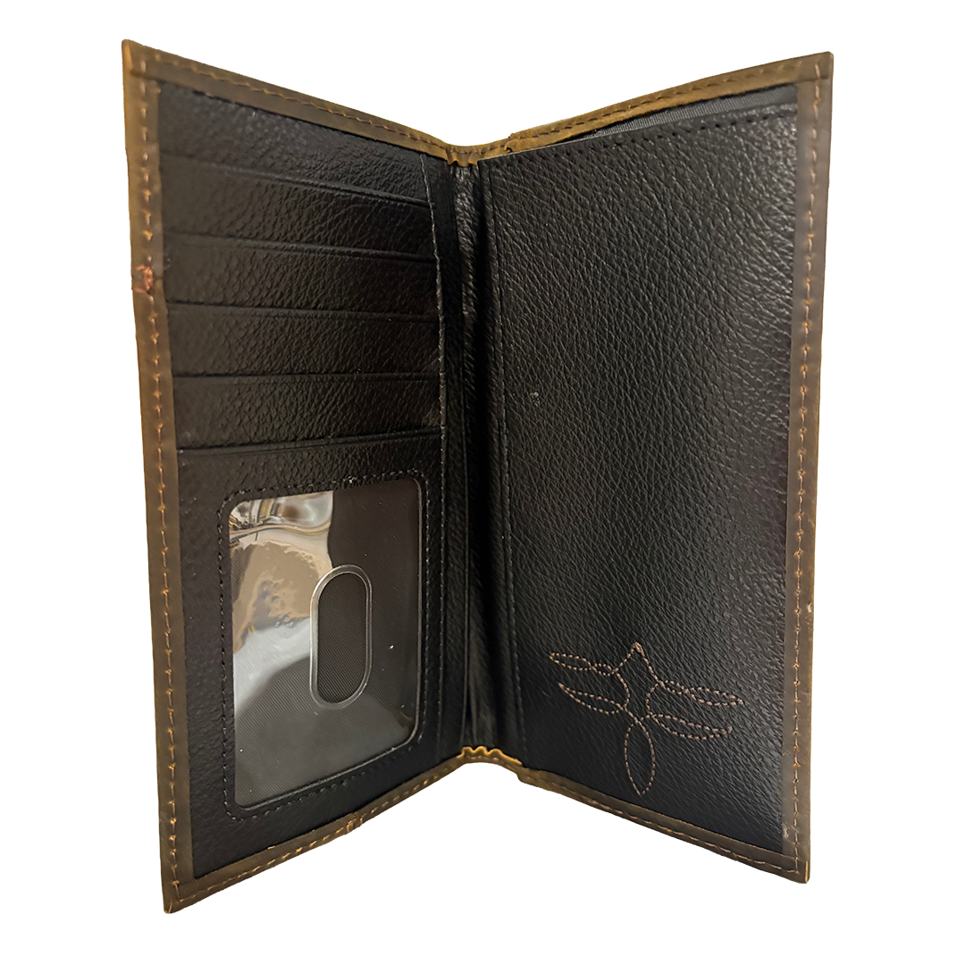 Justin Men's Oiled Leather Rodeo Wallet