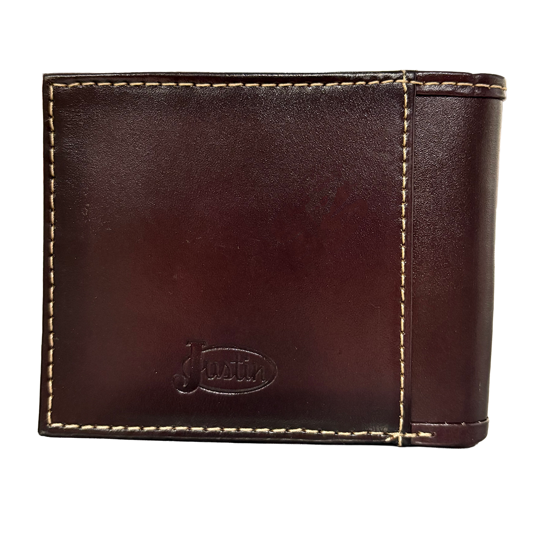 Justin Men's Cowhide Bifold Wallet