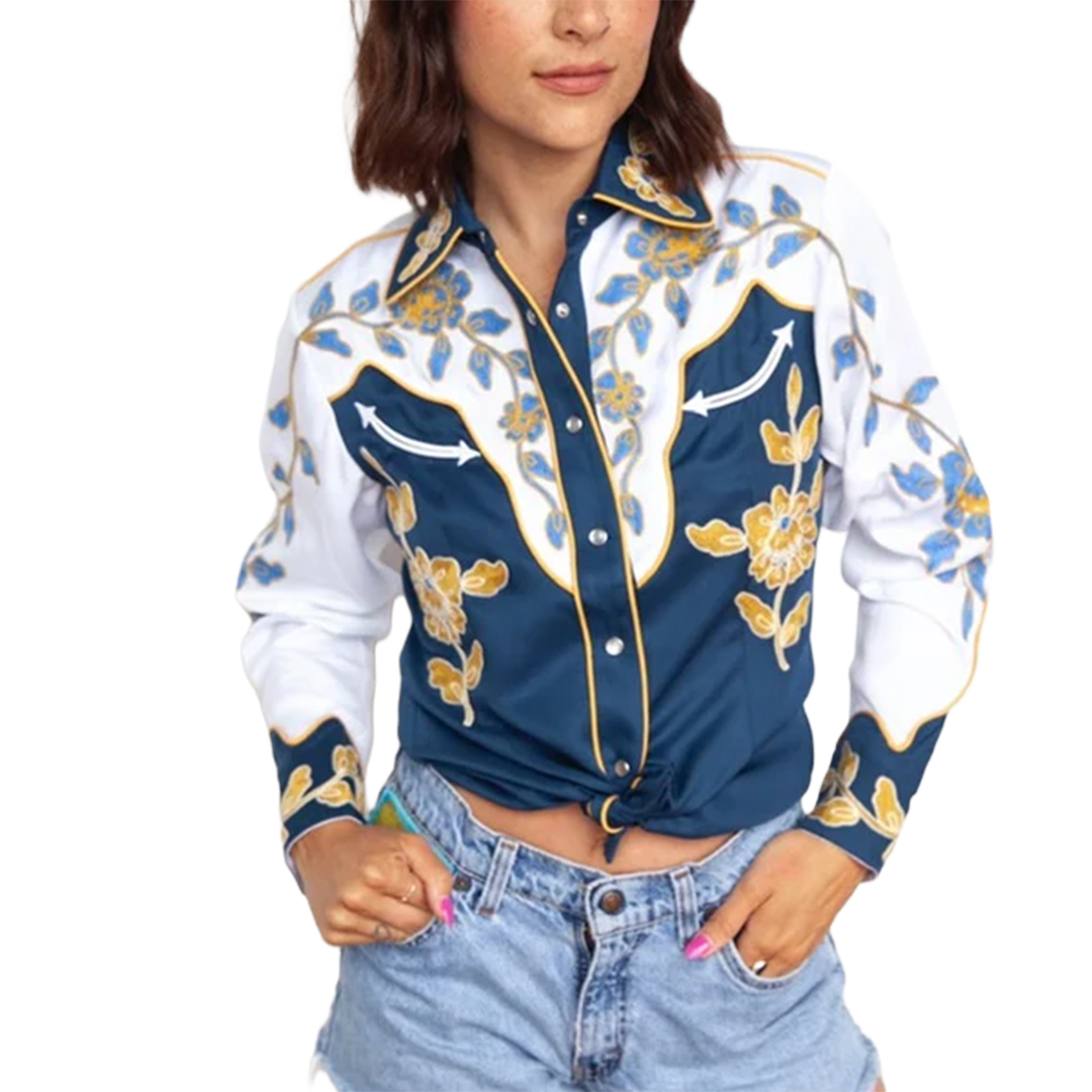 Chemise à manches longues boutonnée à motif écossais Wrangler Rétro Premium pour homme