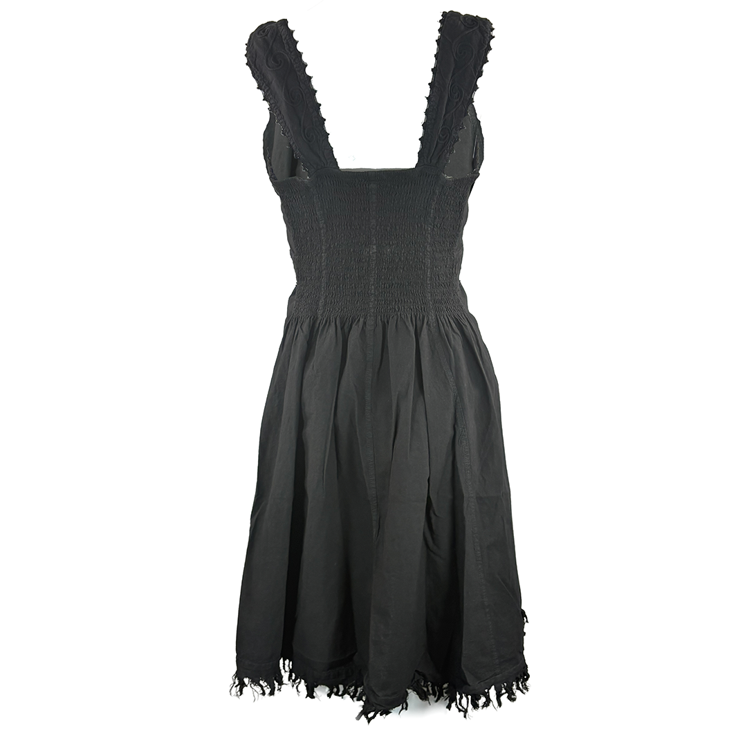 Robe Courte à Œillets pour Femme Rock & Roll Denim
