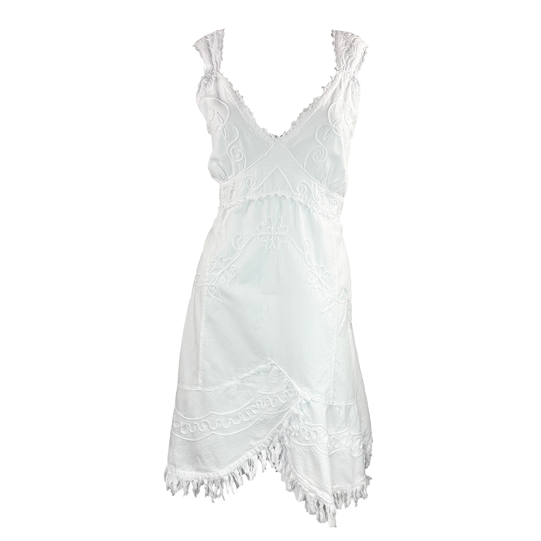 Robe Courte à Œillets pour Femme Rock & Roll Denim