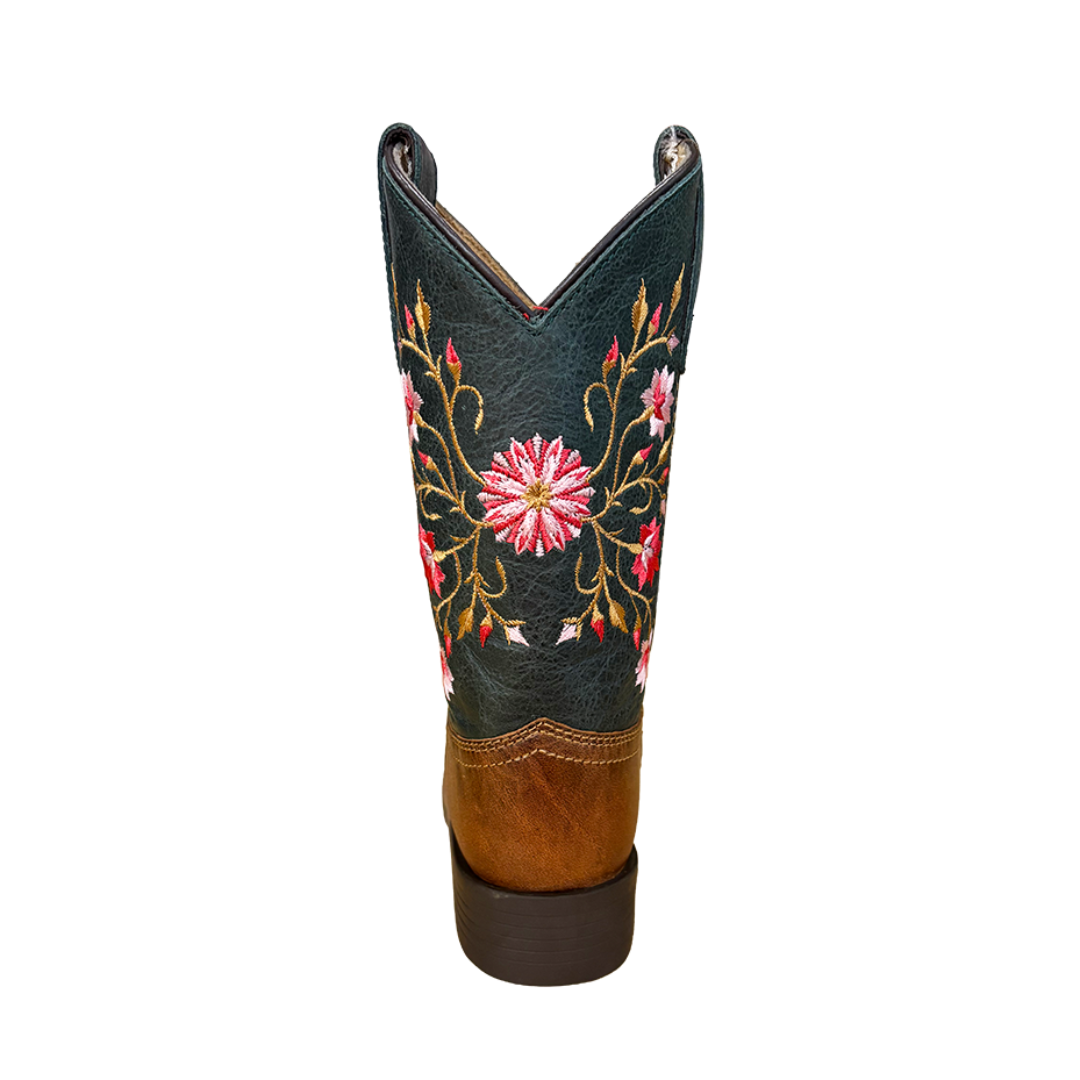 Cowboy Legend Girls' Floral Western Boots