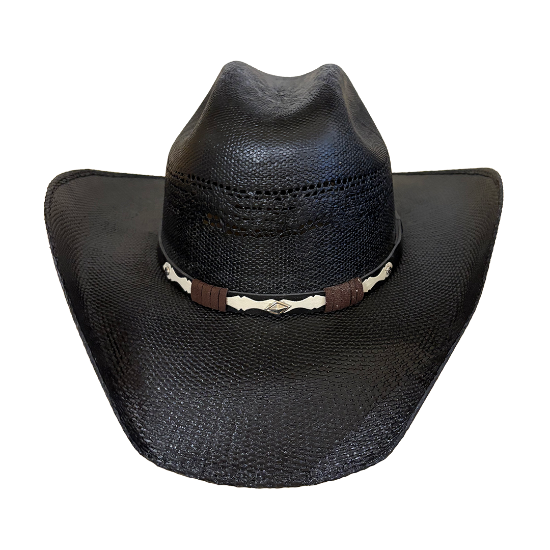 Peter Grimm Hats Zach Band Straw Cowboy Hat