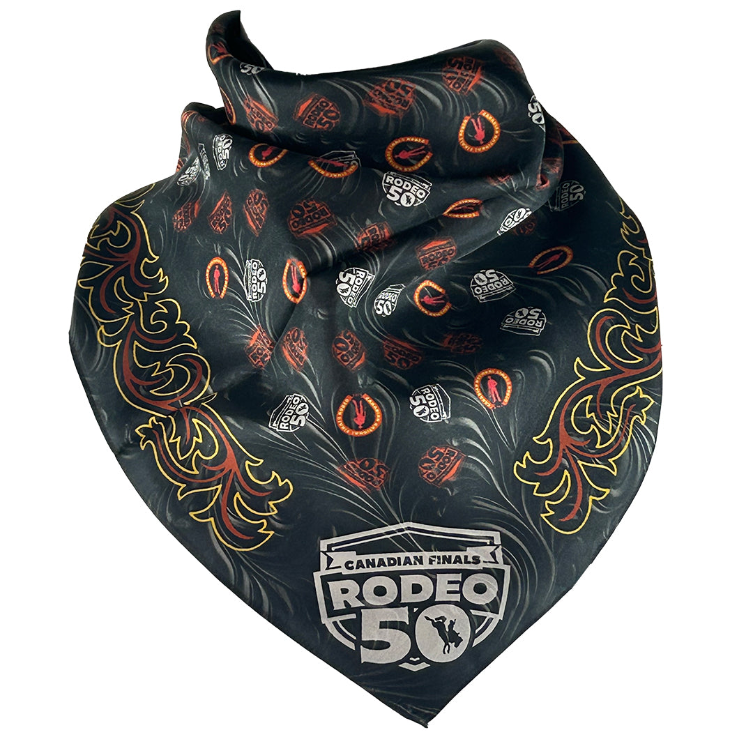Canadian Finals Rodeo CFR Foulards 50e et Logo de 1974