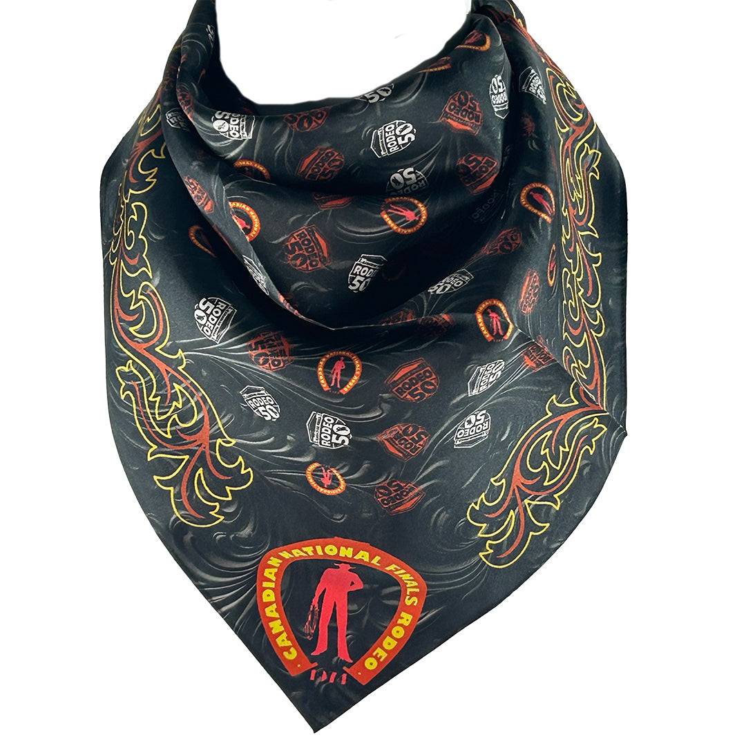 Canadian Finals Rodeo CFR Foulards 50e et Logo de 1974