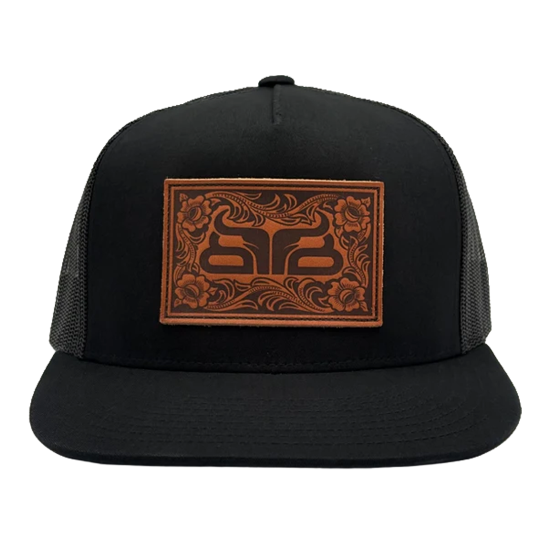 Baredown Brand Unisex Fearless Leather Patch Cap