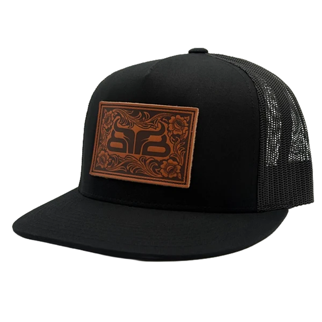 Baredown Brand Unisex Fearless Leather Patch Cap