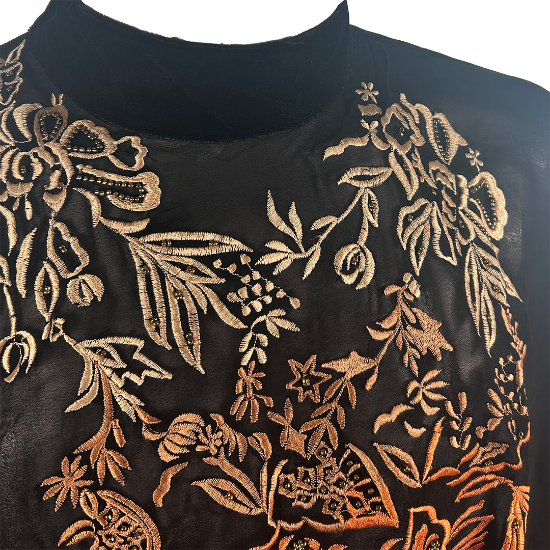 Vintage Collection Women's Shier Cape Embroidery