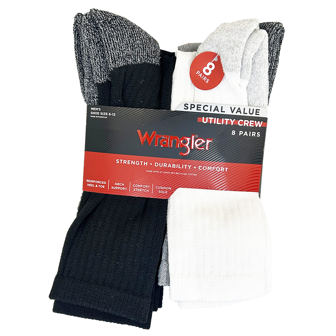 Chaussettes ras du cou Wrangler, paquet de 8