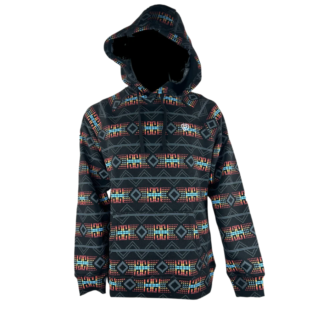 Rock & Roll Denim Unisex Aztec Logo Hoodie