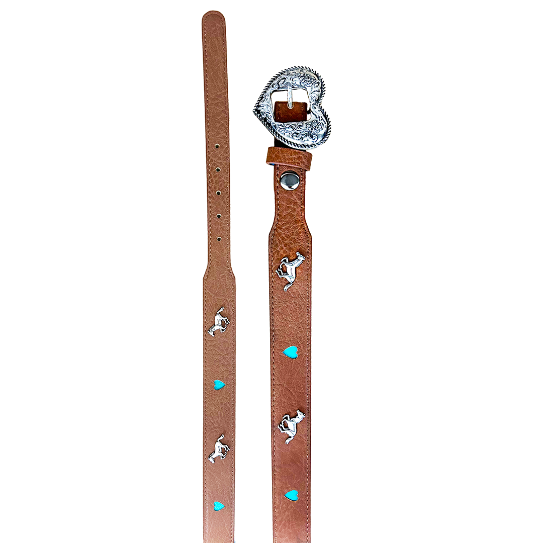 Catchfly Girls' Heart And Horse Belt