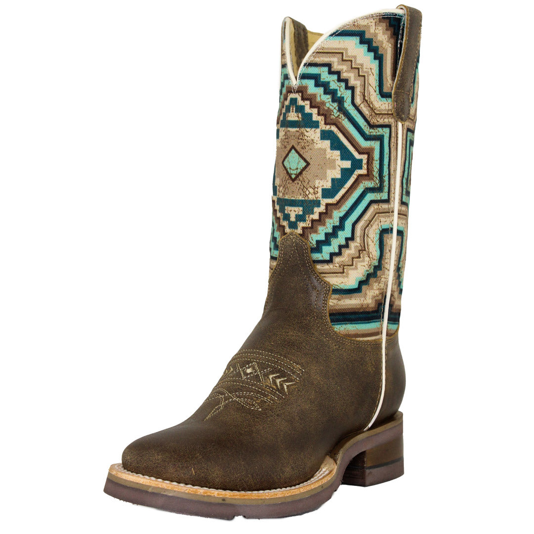 Bottes de cowgirl imprimé aztèque Roper pour femme