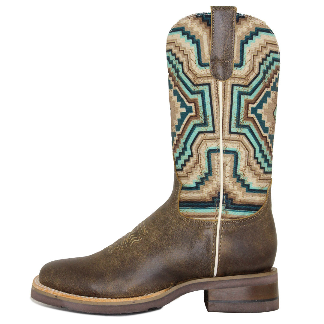 Bottes de cowgirl imprimé aztèque Roper pour femme