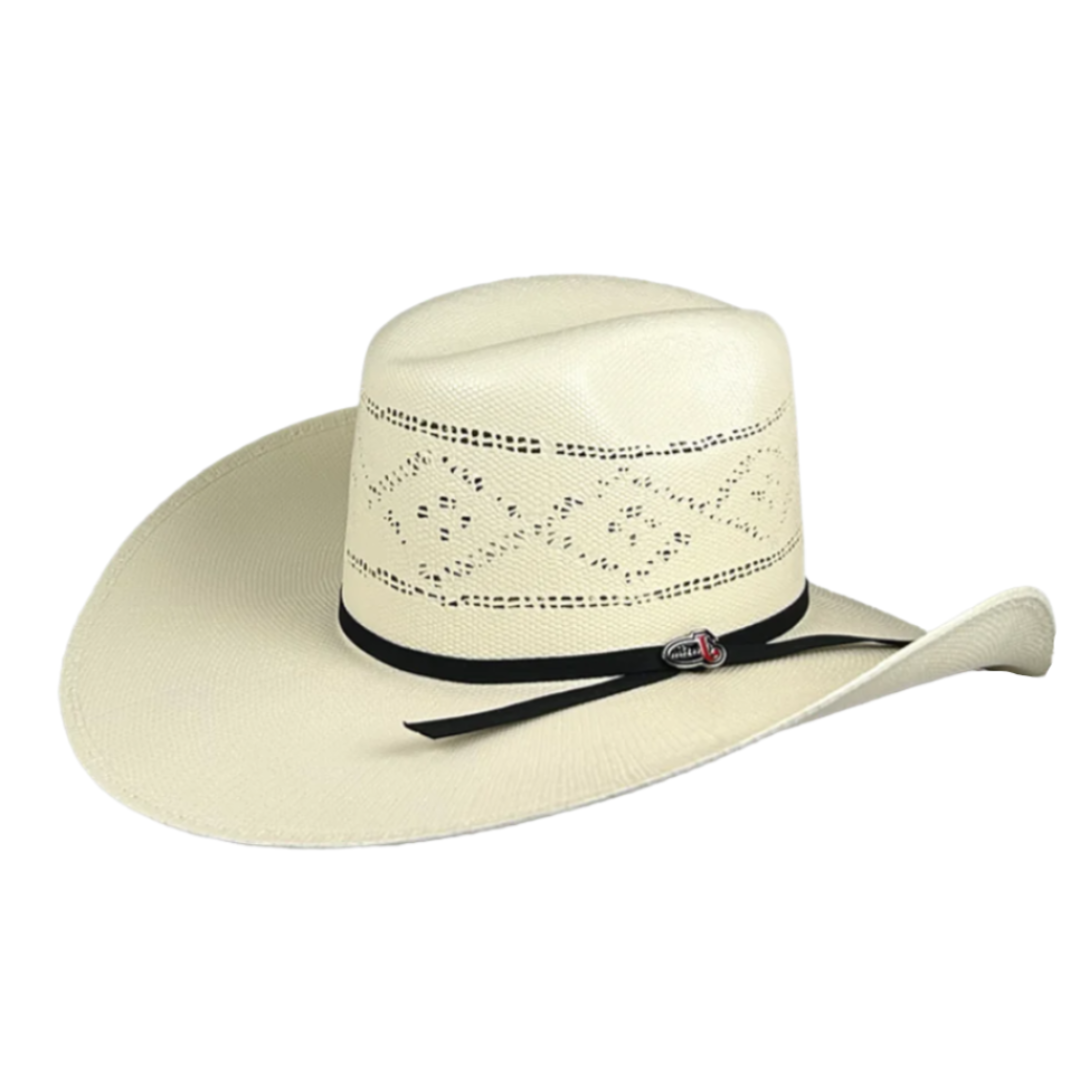 Antigone Carter Straw Flat Hat Khaki main image 1