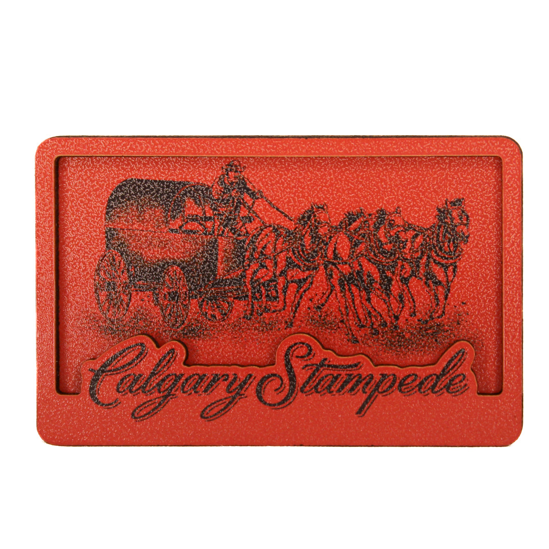 Aimant 3D pour les courses de chariots de la Calgary Stampede