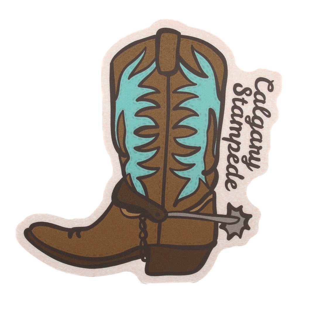 Autocollant de botte Stampede de Calgary