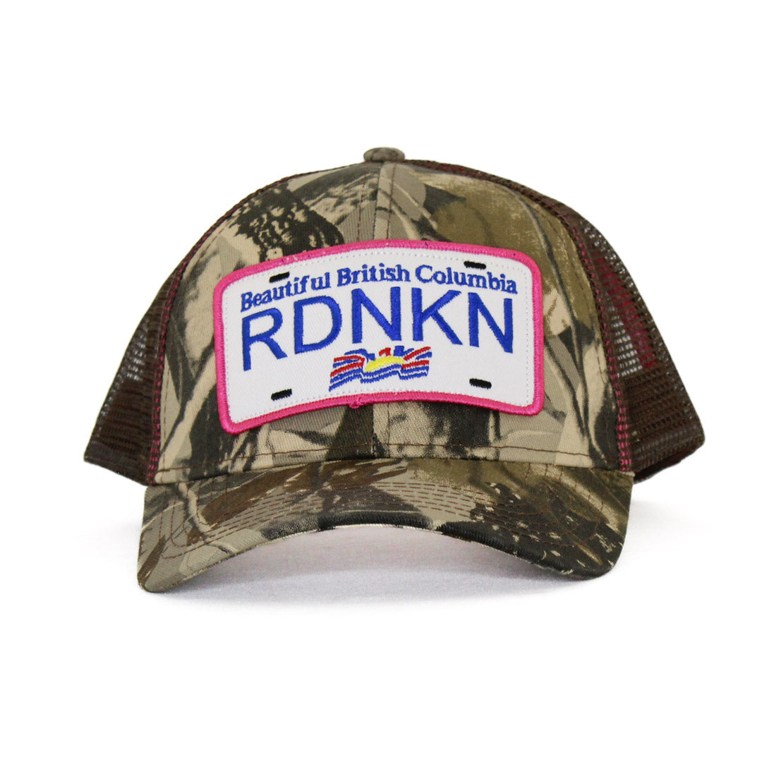 Casquette RDNKN Snap Back pour femme avec queue de cheval haute de Colombie-Britannique