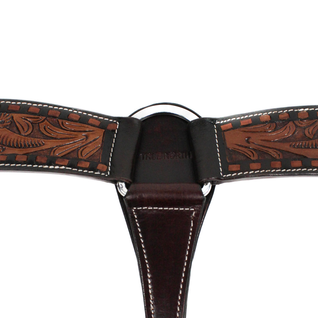 Plastron sculpté Fleur True North Trading