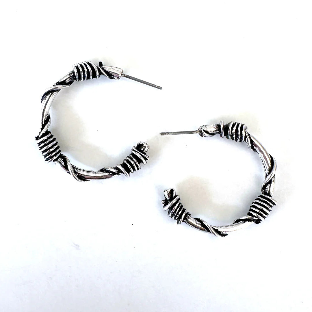 Wyo Horse Women's Barbed Wire Hoop