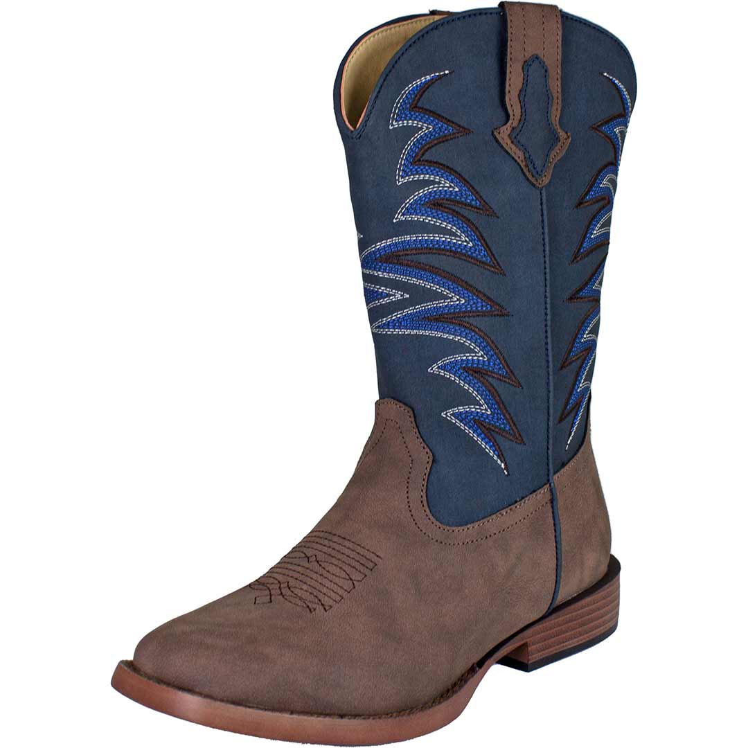 Roper Youth Boys' Blue Shaft Cowboy Boots