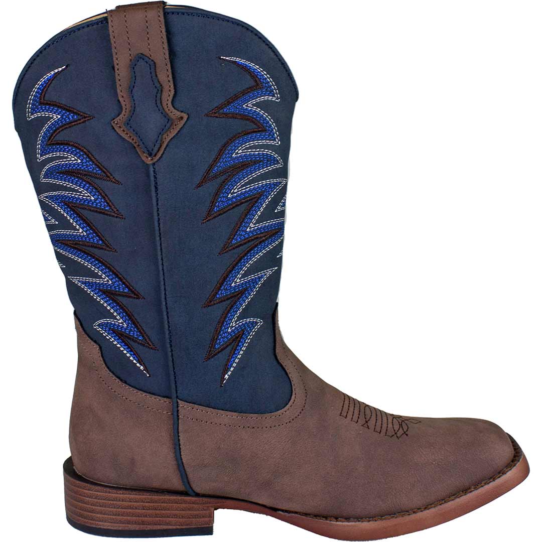 Roper Youth Boys' Blue Shaft Cowboy Boots