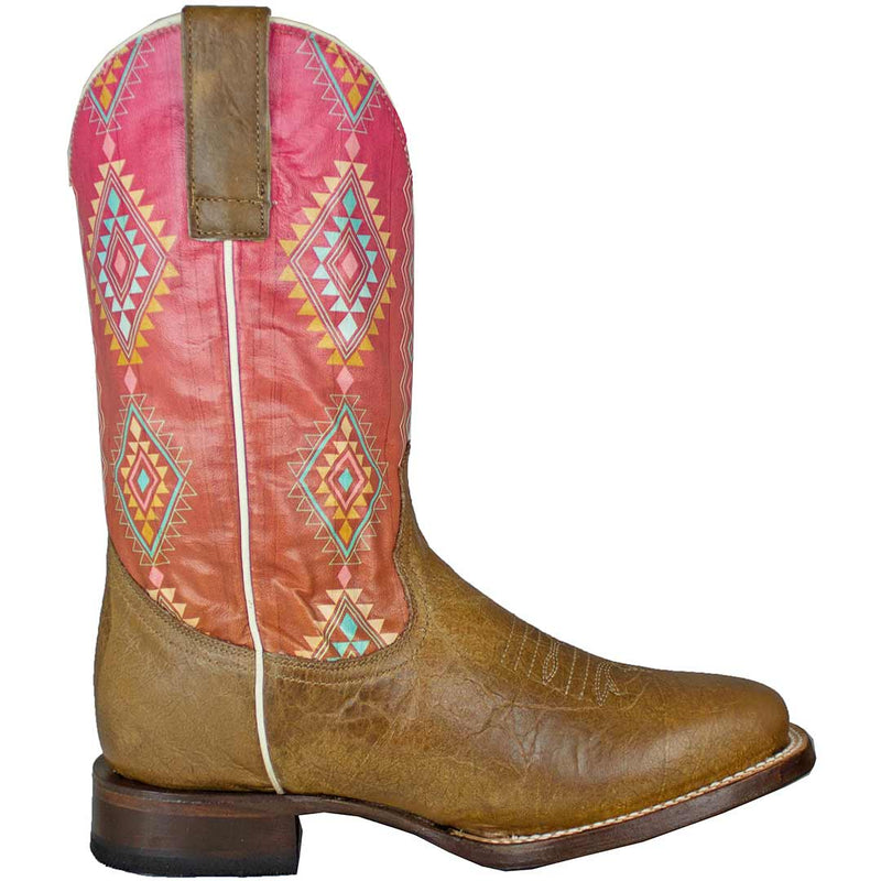 Roper Youth Girls' Aztec Shaft Cowgirl Boots