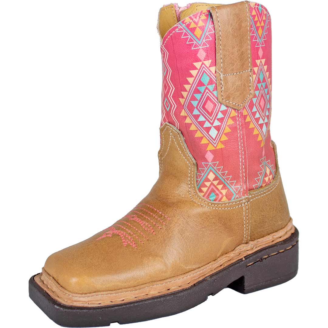 Roper Toddler Girls' Aztec Shaft Cowgirl Boots
