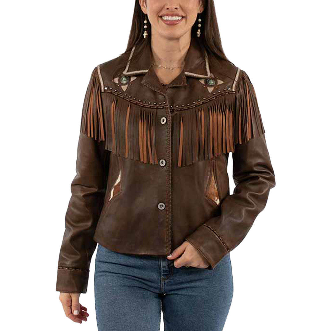Scully Women's Concho Fringe Jacket