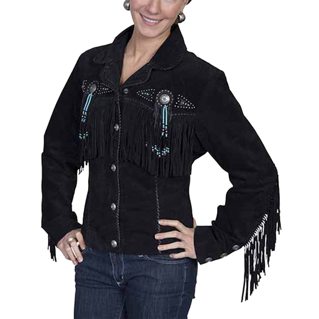 Scully Women's Concho Fringe Jacket