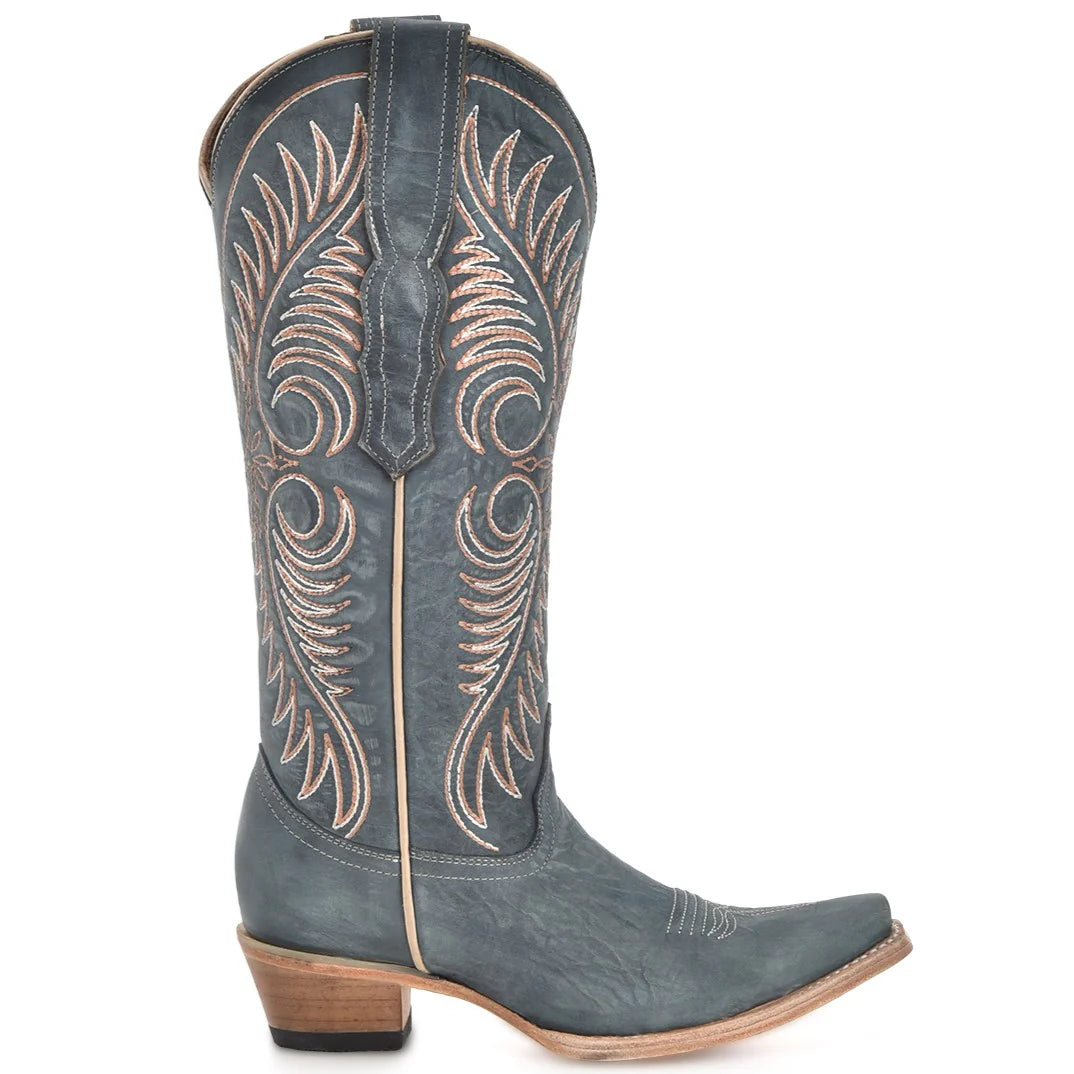 Bottes de cowboy Circle G pour femme brodées effet vieilli