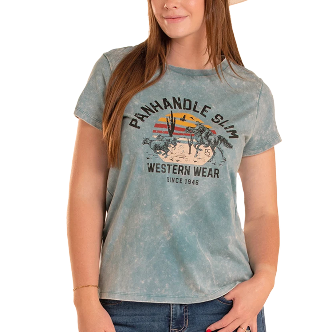 Panhandle Slim Women's Tie-Dye Panhandle Slim Graphic T-Shirt