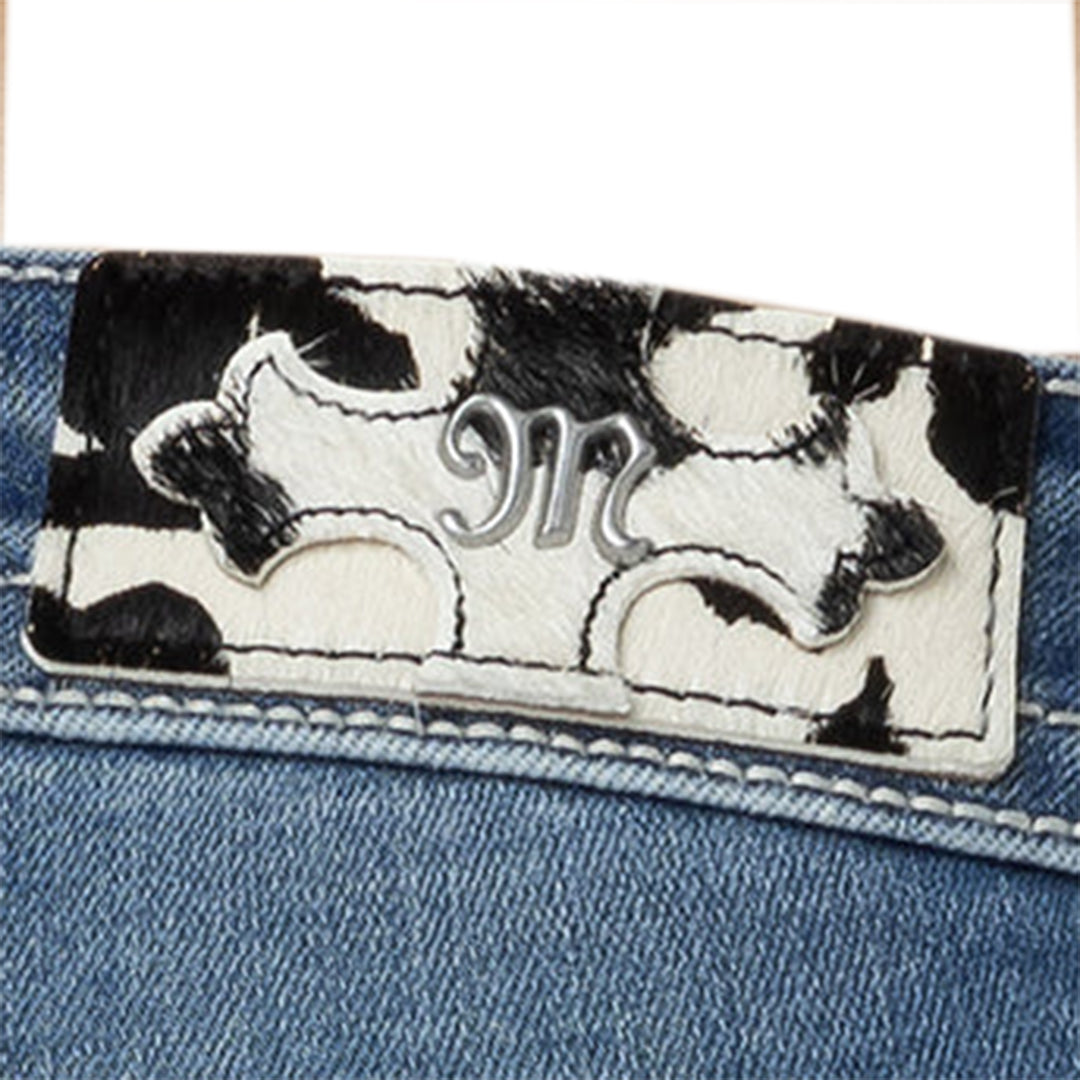 Miss Me Women's Silver Western Charm Boot Cut Jeans