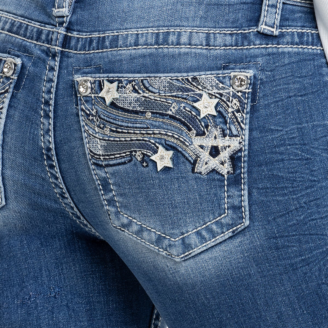 Miss Me Women's Estrella Bootcut Jeans
