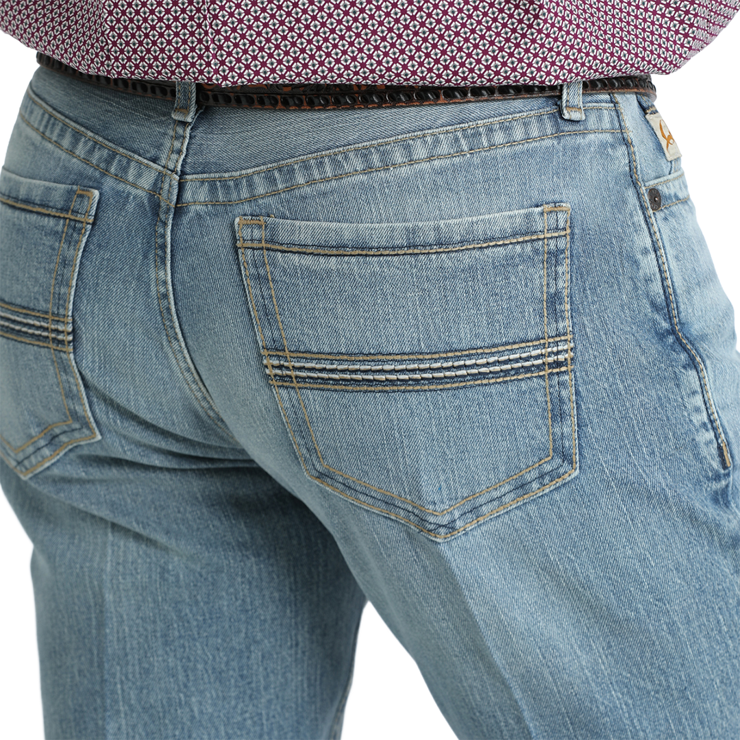 Jean bootcut décontracté gris Carter pour homme de Cinch