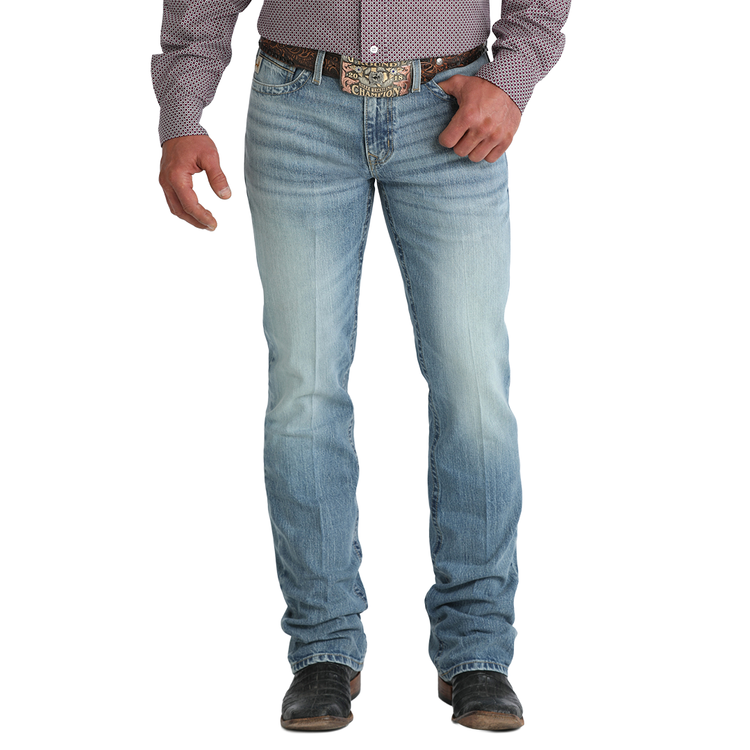 Jean bootcut décontracté gris Carter pour homme de Cinch