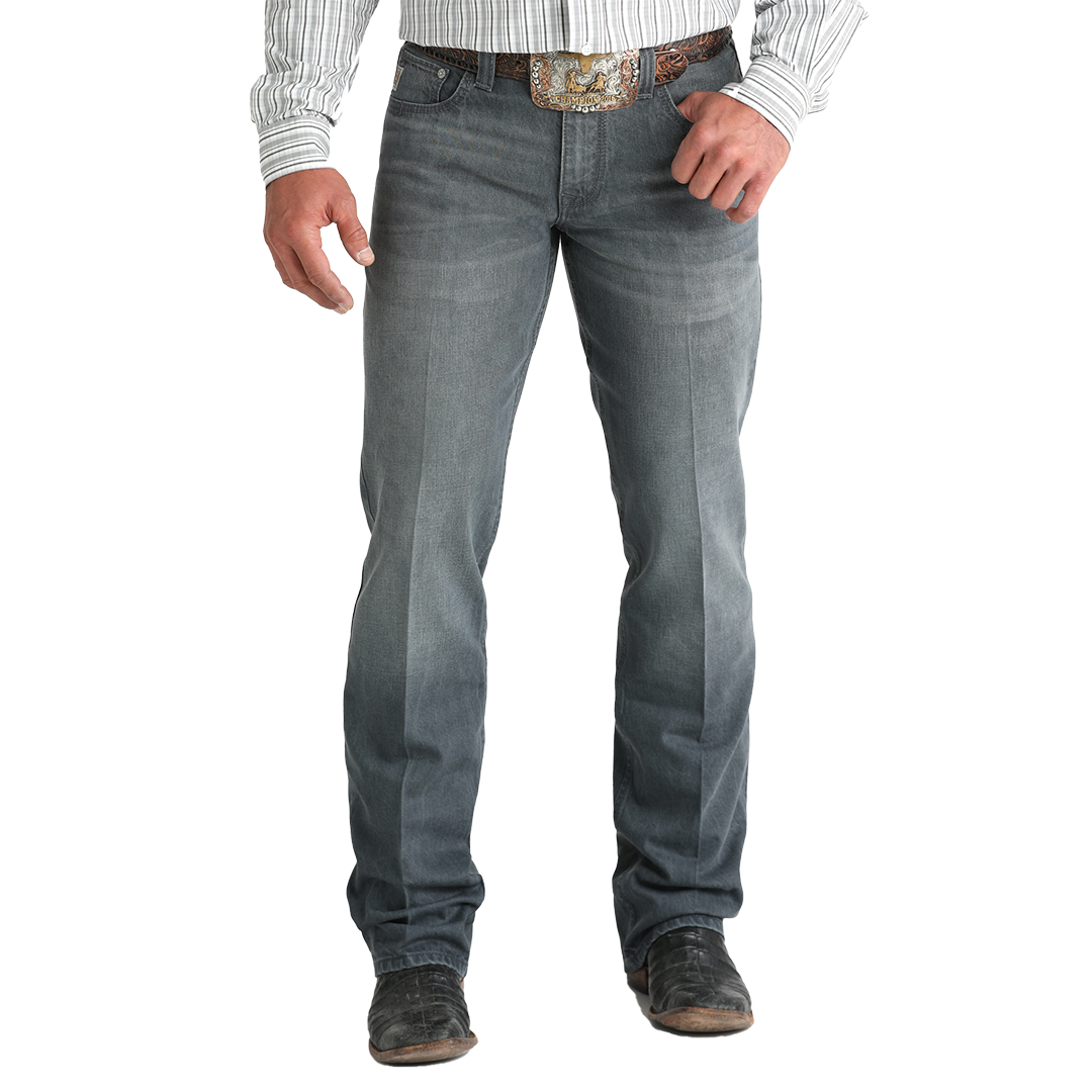 Cinch Men's Carter Grey Relaxed Bootcut Jeans