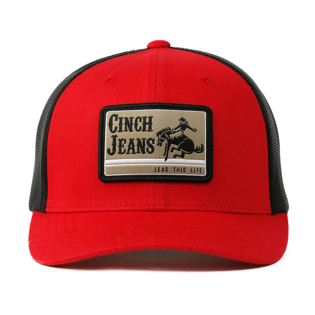 Cinch Men's Snap Back Cap In Red