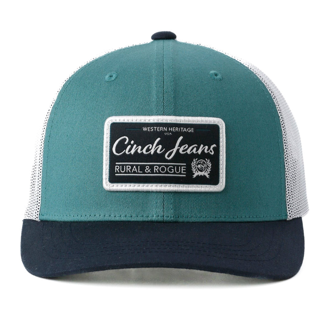 Cinch Unisex Teal Snap Back Cap