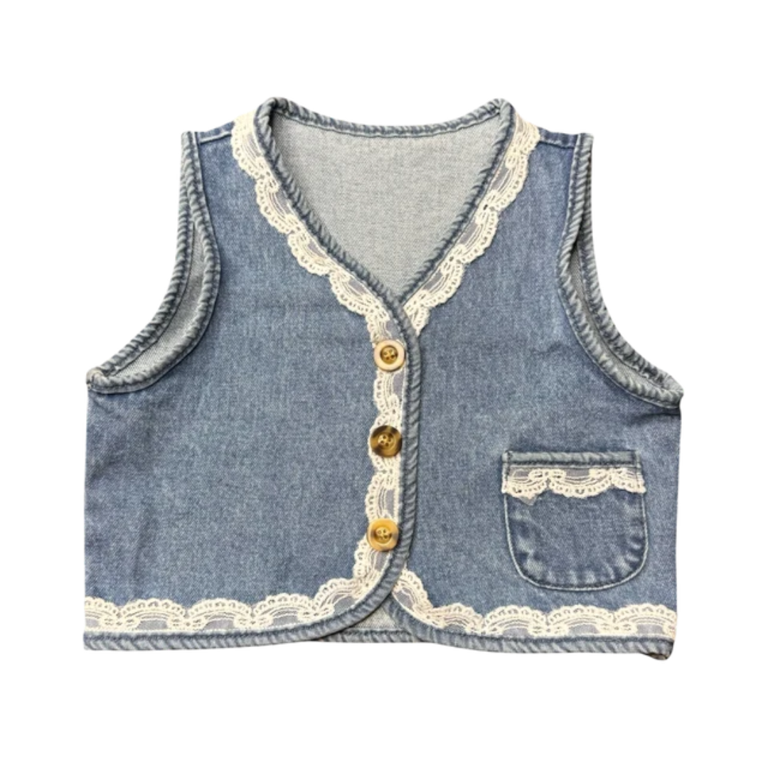 Chemise nouée de cow-girl Out West pour bébé fille Shea